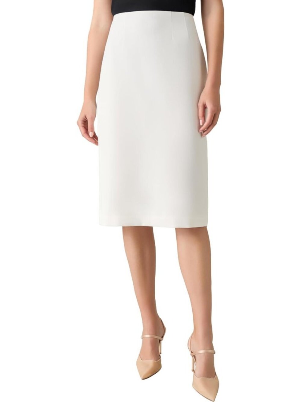 Chic Women's Crepe Skimmer Skirt | Versatile, Stylish, Perfect for Work & Casual